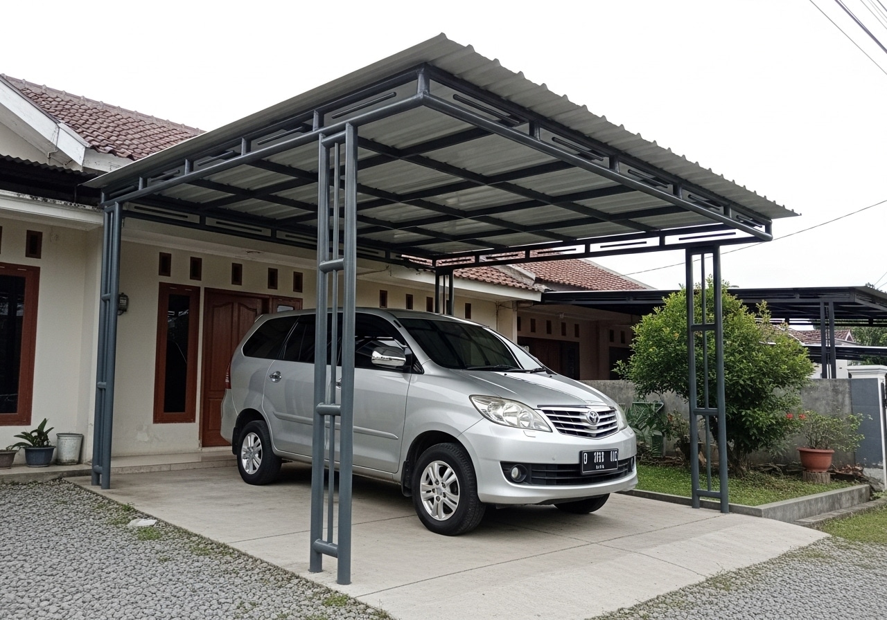 Kanopi Modern Minimalis Carport