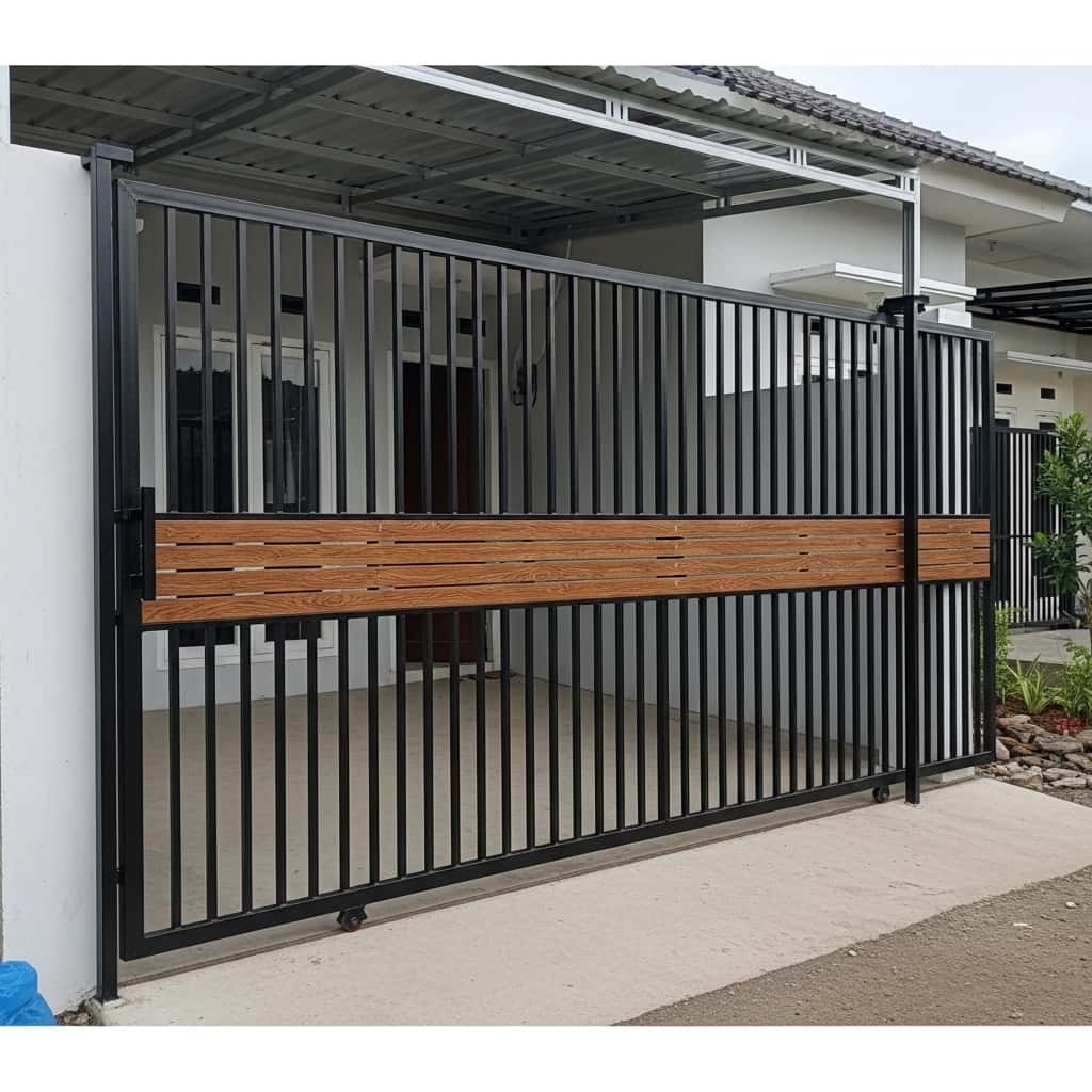 Pintu Gerbang Modern Besi