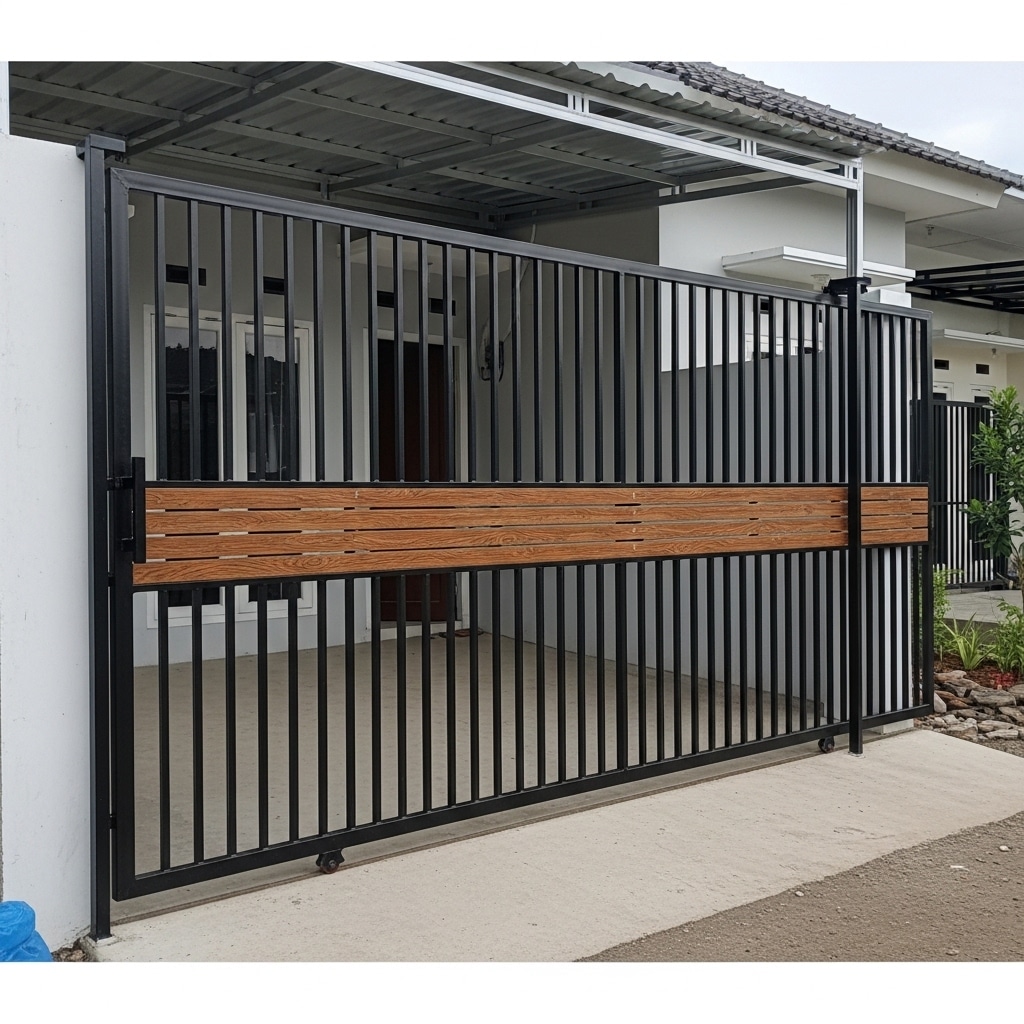 Pintu Gerbang Modern Besi