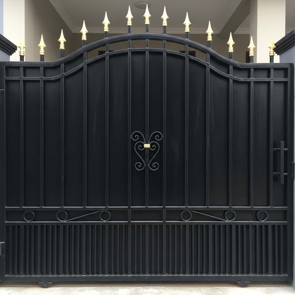 Gerbang Besi Modern Minimalis