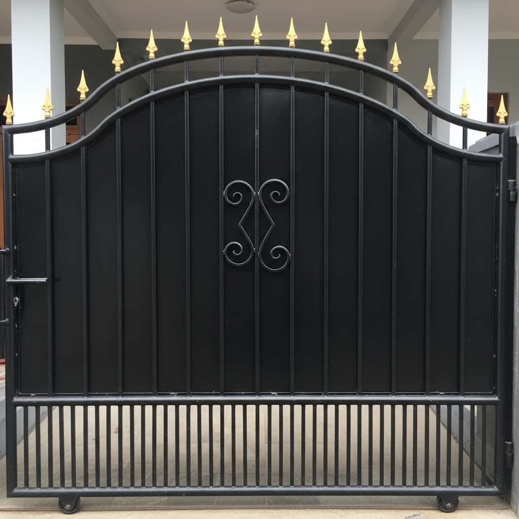 Gerbang Besi Minimalis Modern
