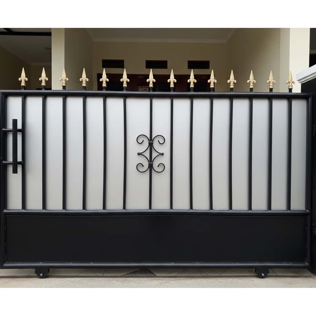 Gerbang Besi Modern Minimalis