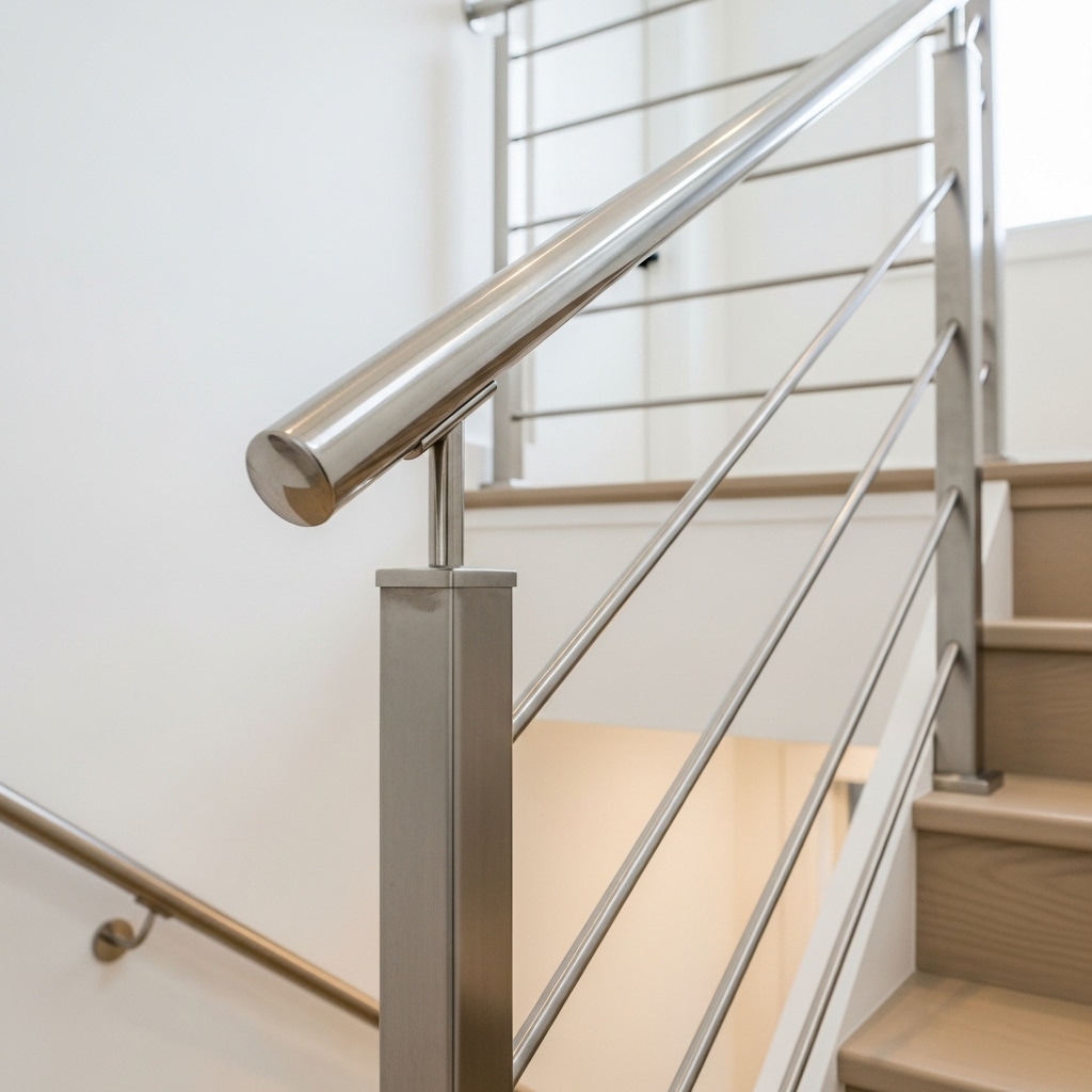 Railing Tangga Stainless Steel Modern